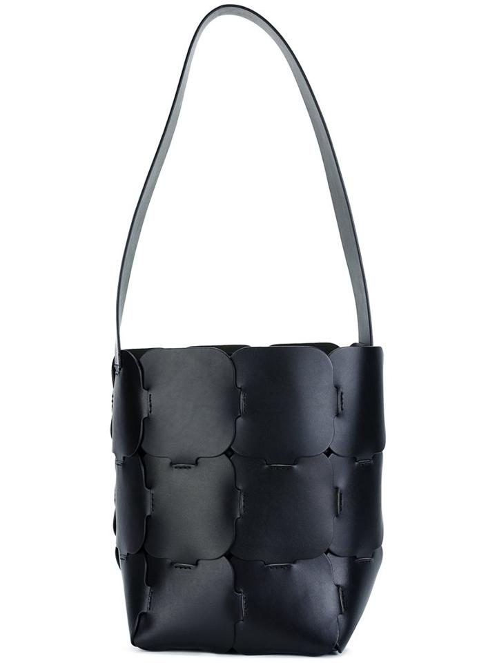 Paco Rabanne Bucket Shoulder Bag, Women's, Black
