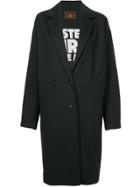 Hysteric Glamour Oversize Single Breasted Coat - Grey