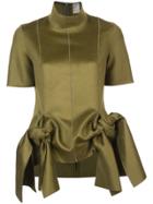 Maison Rabih Kayrouz High Neck Blouse - Green