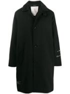 Song For The Mute Hunter Print Coat - Black