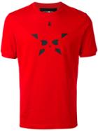 Hydrogen - Skull Print T-shirt - Men - Cotton - S, Red, Cotton