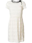Red Valentino Lace Dress - White
