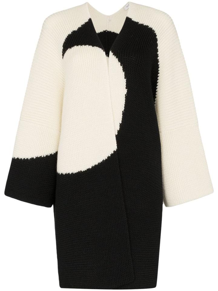 Valentino Luna Knitted Cape - White