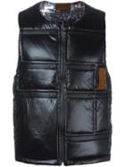 Letasca Quilted Zipped Vest, Men's, Size: Medium, Black, Nylon