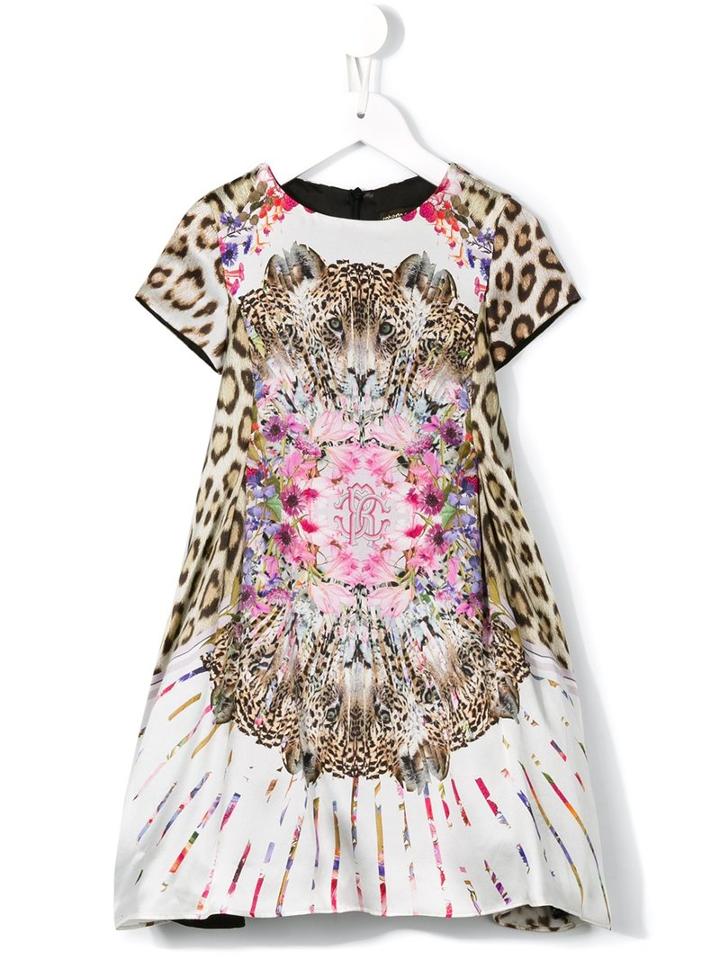 Roberto Cavalli Kids Printed Flared Dress, Girl's, Size: 6 Yrs