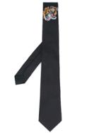 Gucci Tiger Motif Tie - Black