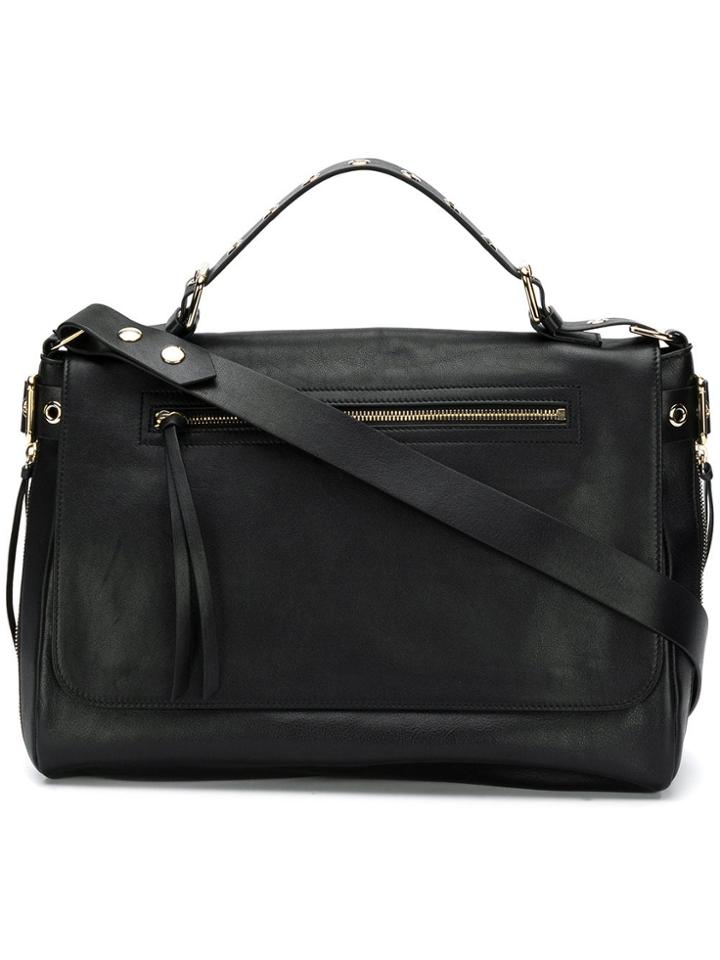 Red Valentino Red(v) Bikered Handbag - Black