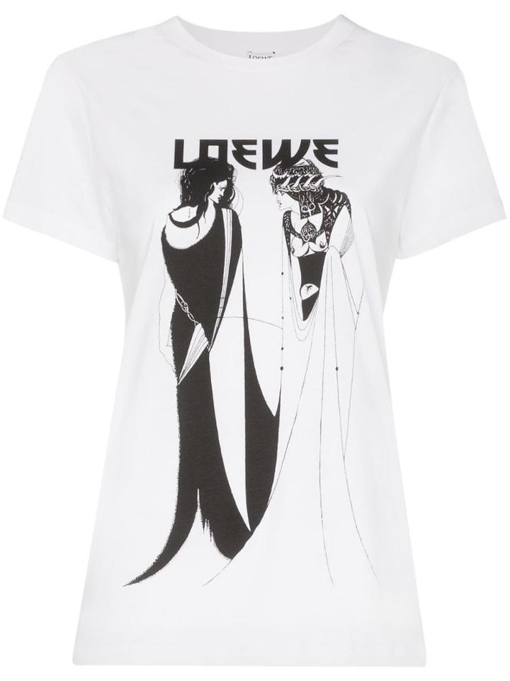 Loewe Salome Logo Print T-shirt - White