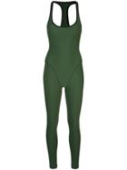 Adam Selman Sport French Cut Jumpsuit - Green