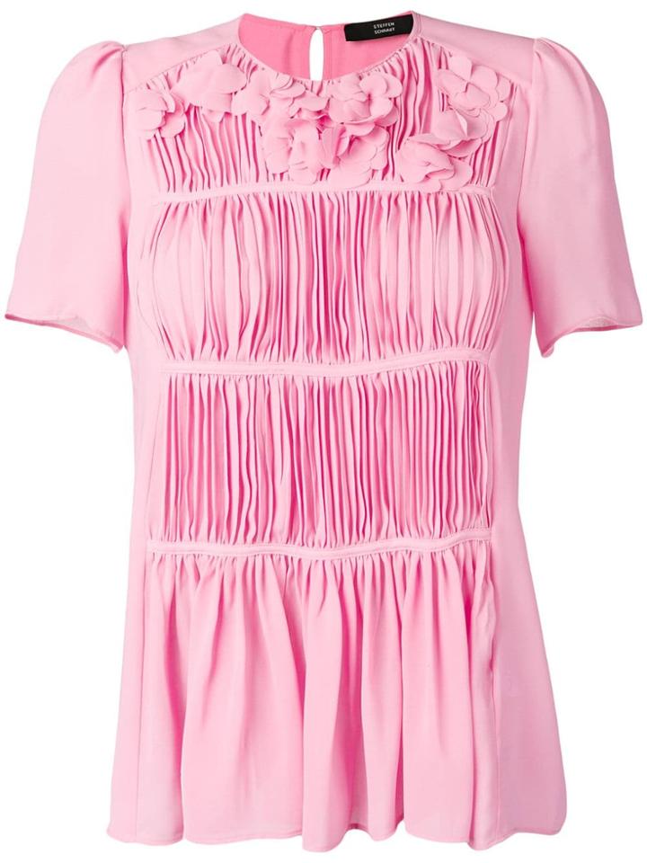 Steffen Schraut Pleated Blouse - Pink