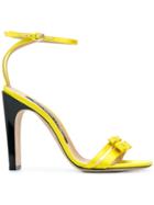 Sergio Rossi Ankle Strap Sandals - Yellow & Orange