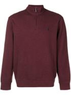 Ralph Lauren Quarter-zip Sweater - Red