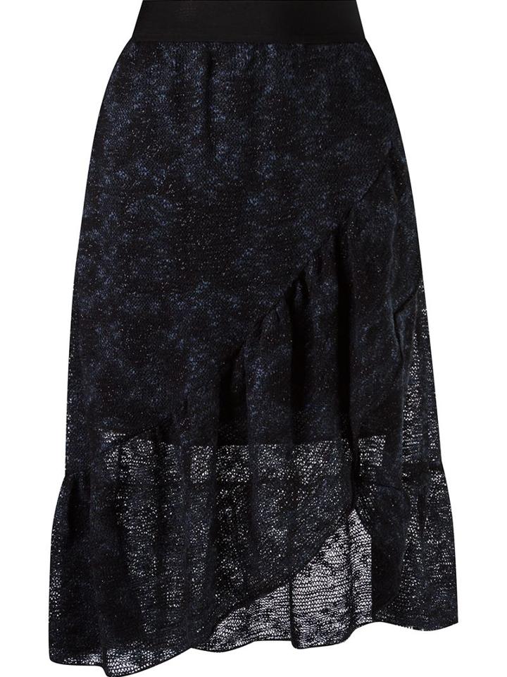 Cecilia Prado Mid-length Knitted Skirt, Women's, Size: Medium, Blue, Acrylic/polyamide/viscose
