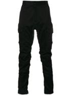 White Mountaineering Fitted Cargo Trousers - Black