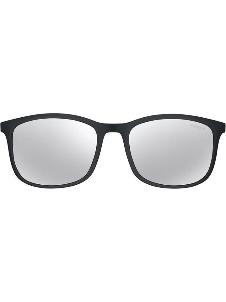 Prada Mirrored Wayfarers - Black
