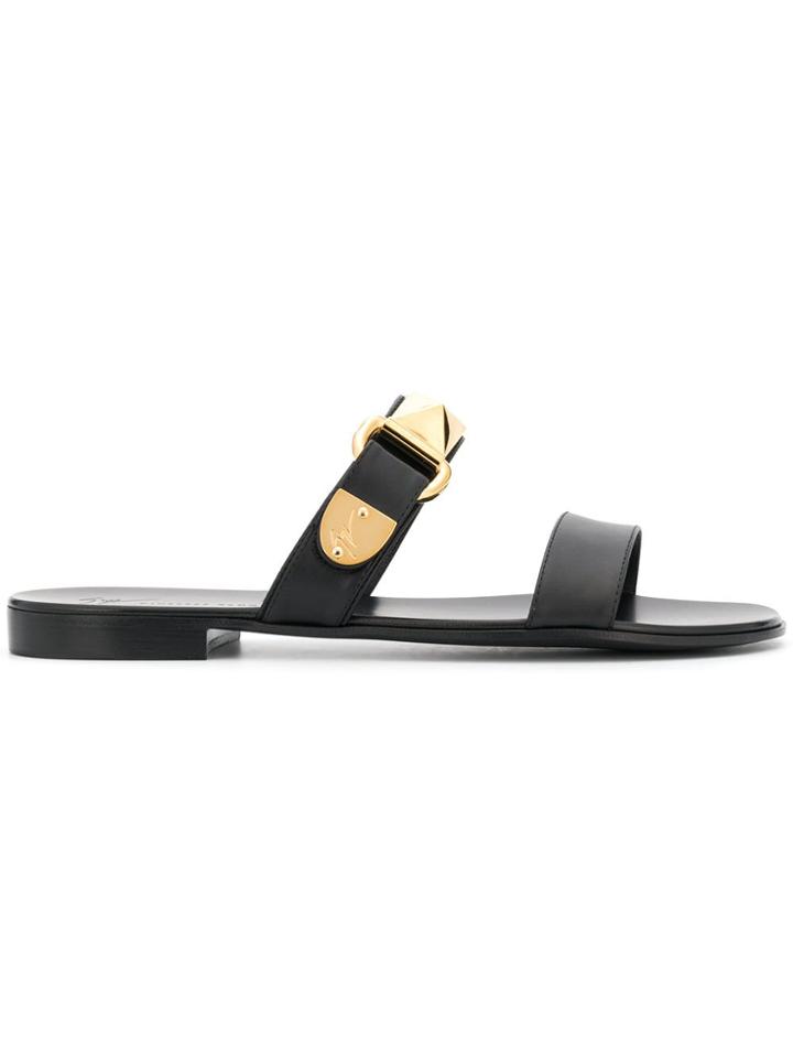Giuseppe Zanotti Studded Sandals - Black