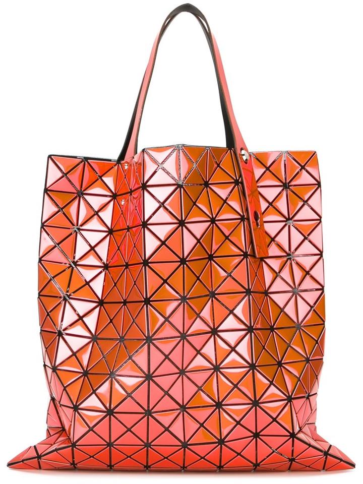 Bao Bao Issey Miyake Geometric Panel Tote, Women's, Yellow/orange