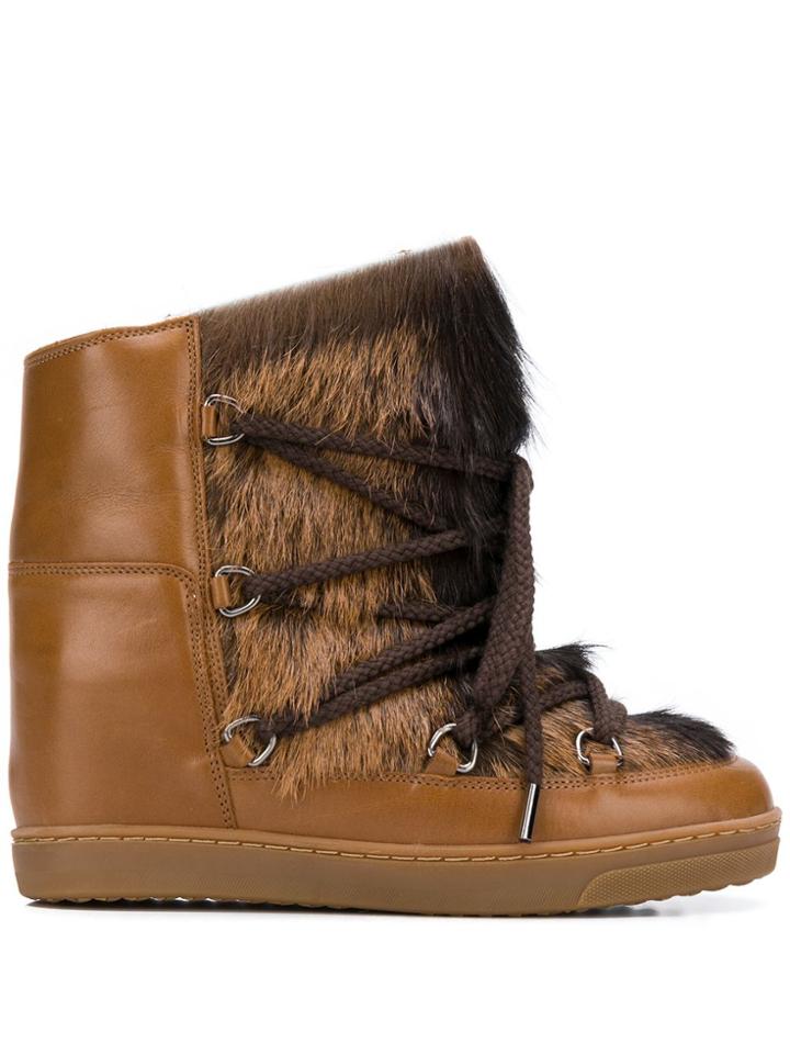 Isabel Marant Isabel Marant Bo002719h008s Cognac Furs & Skins->goat