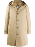 Burberry Coat With Detachable Warmer - Neutrals