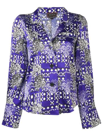 Snow Xue Gao Printed Shirt - Blue