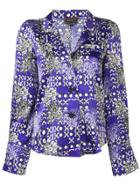 Snow Xue Gao Printed Shirt - Blue