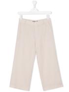 European Culture Kids Straight Leg Trousers - Nude & Neutrals