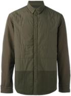 Plac Padded Buttoned Jacket, Men's, Size: Small, Green, Nylon/cotton/polyester