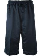 Alexander Mcqueen Loose Fit Shorts, Men's, Size: 50, Blue, Cotton/silk/acetate/viscose