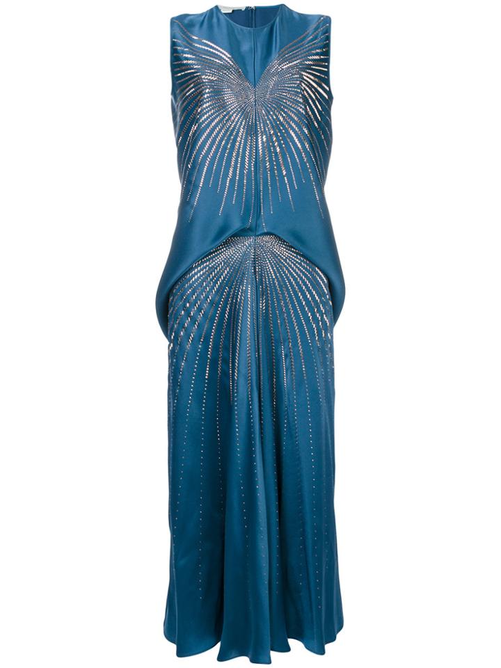 Stella Mccartney Sequin Detail Dress - Blue