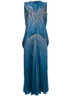 Stella Mccartney Sequin Detail Dress - Blue