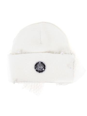 Silver Spoon Attire Dotted Mesh Veil Beanie Hat