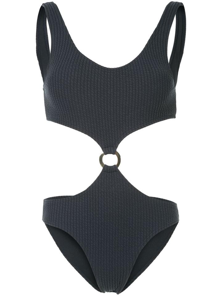 Duskii Julia Cut-out Swimsuit - Blue