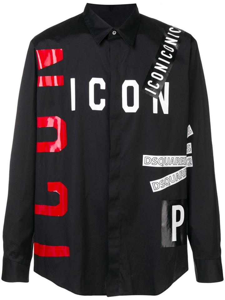 Dsquared2 'icon' Shirt - Black