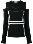 No Ka' Oi Cut-out Sports Top - Black