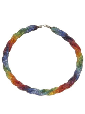 Peppercotton Twisted Mesh Link Necklace