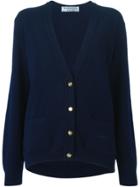 Burberry Vintage V-neck Cardigan - Blue