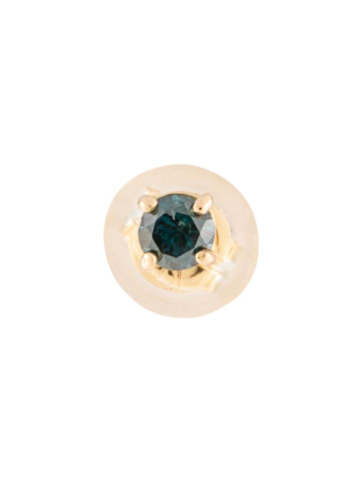 E.m. Small Stud Earring - Gold