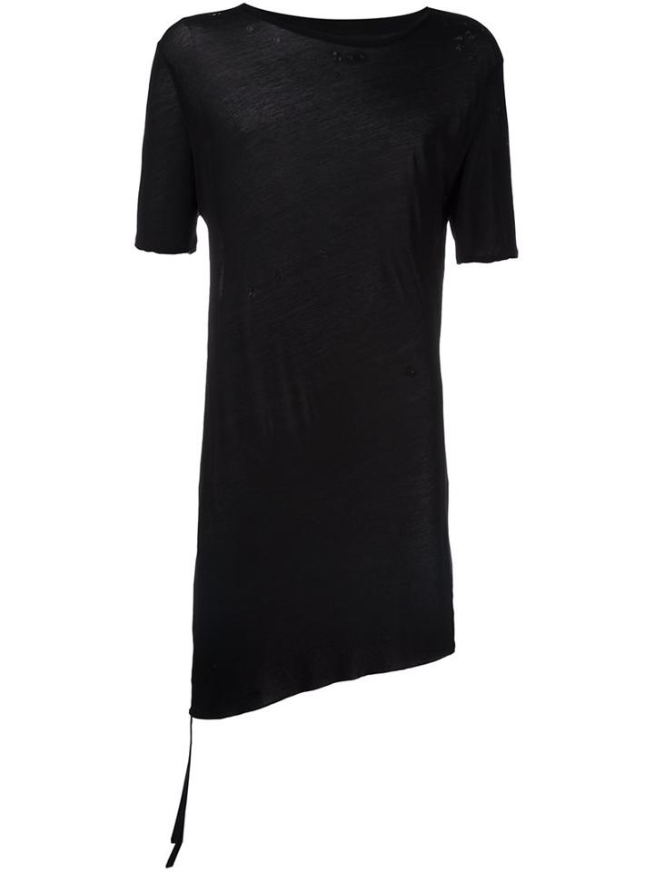 Unravel Asymmetric Destroyed T-shirt