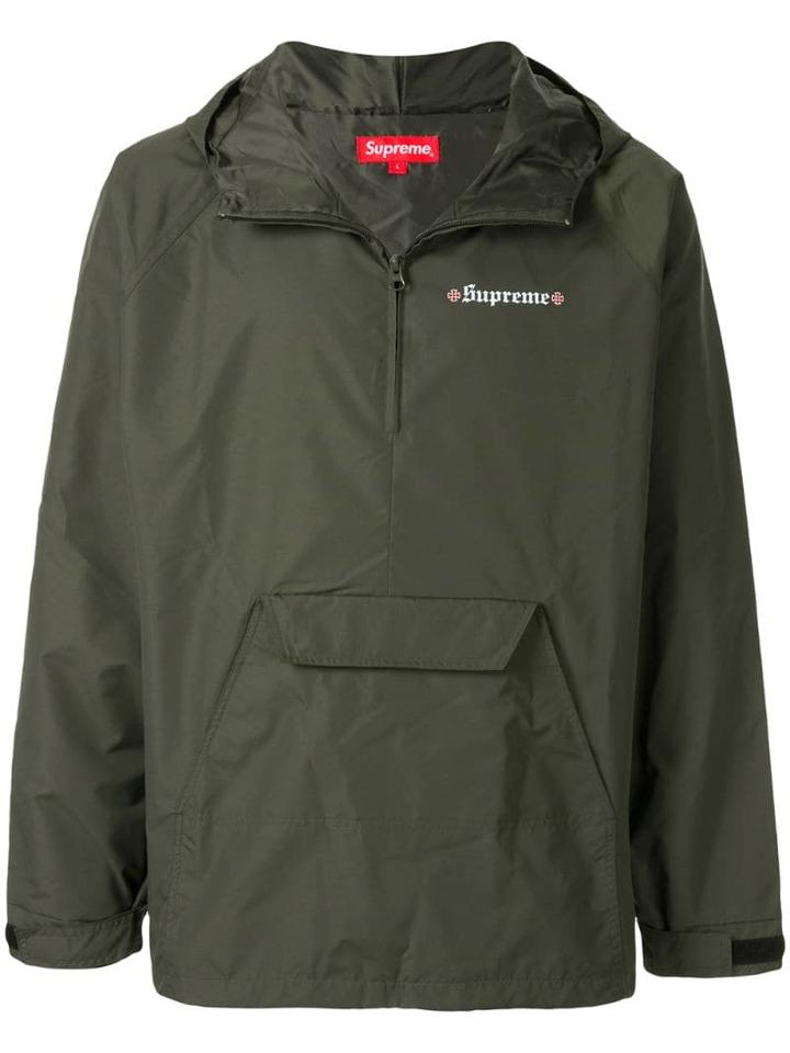 Supreme Independent Nylon Anorak - Green