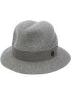 Maison Michel Yoshika Hat, Women's, Size: L, Grey, Rabbit Fur