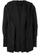Andrea Ya'aqov Hooded Longline Jacket - Black