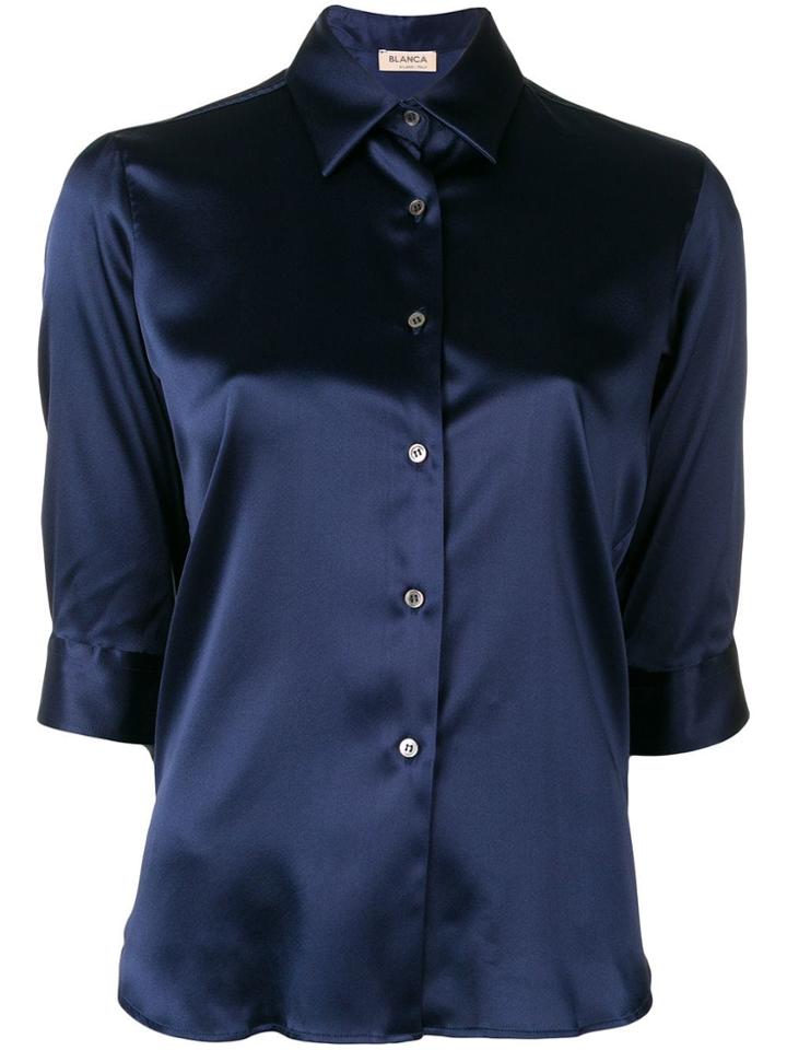 Blanca Button-up Shirt - Blue