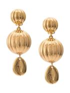 Rebecca De Ravenel Ball Shell Earrings - Gold