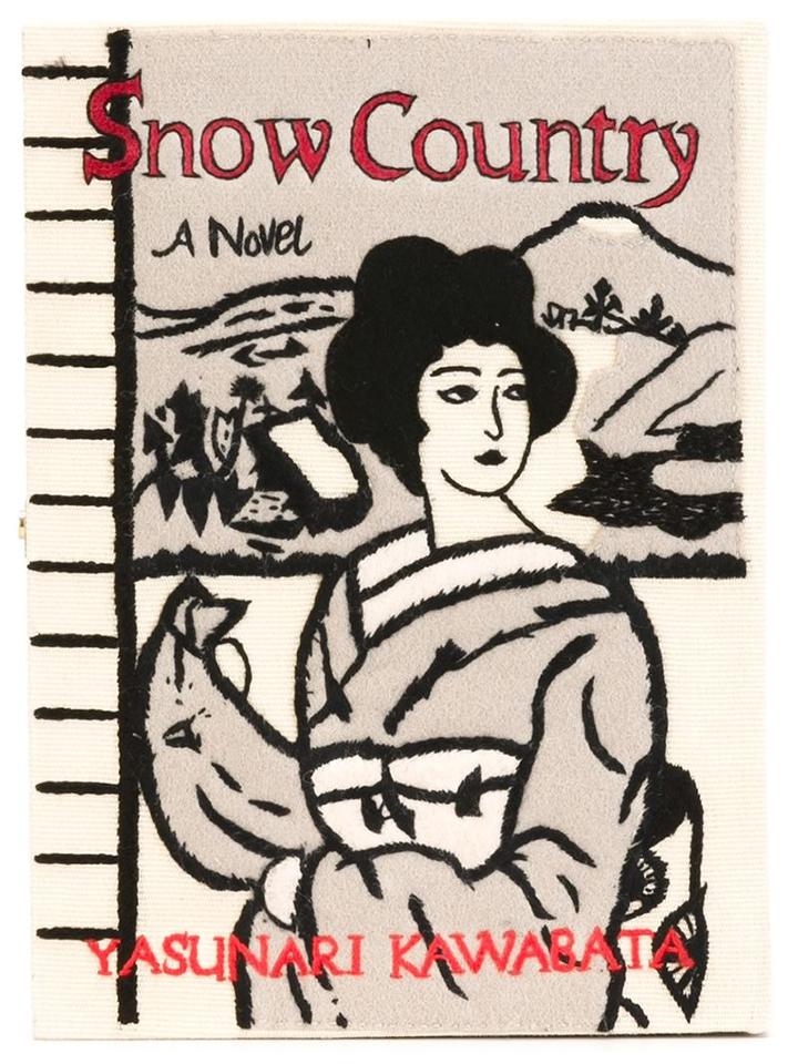 Olympia Le-tan 'snow Country' Book Clutch