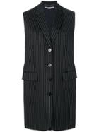 Stella Mccartney Sadi Pinstripe Gilet - Blue