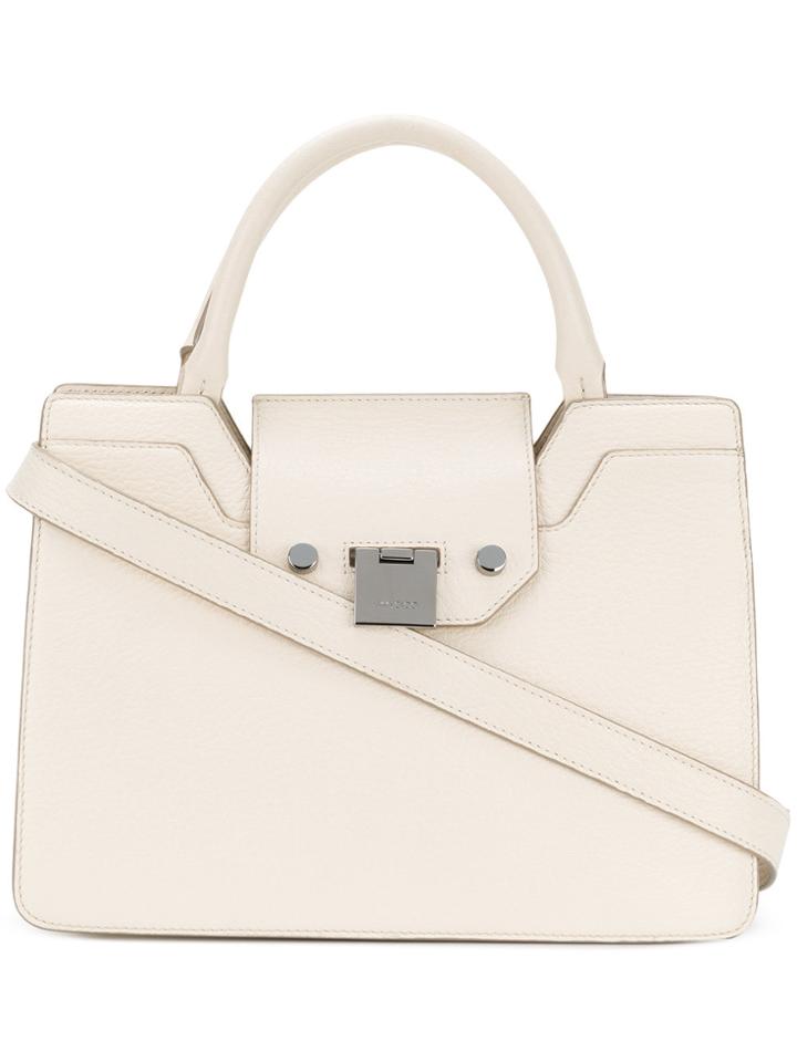 Jimmy Choo Rebel Tote Bag - White