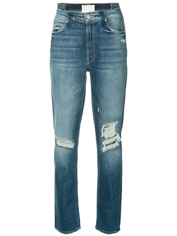 Mother Shift Jeans - Blue