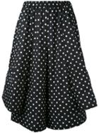 Comme Des Garçons - Polka Dot Cropped Trousers - Women - Polyester - S, Women's, Blue, Polyester