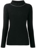 Fabiana Filippi Slim-fit Knit Sweater - Black