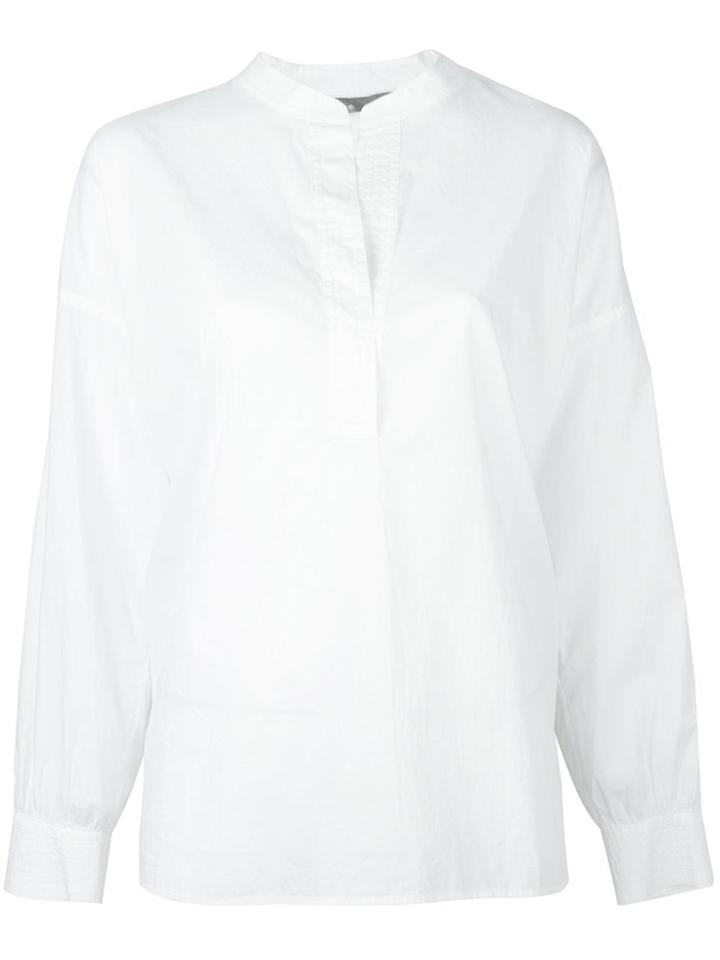 Vince Gathered Back Shirt - White